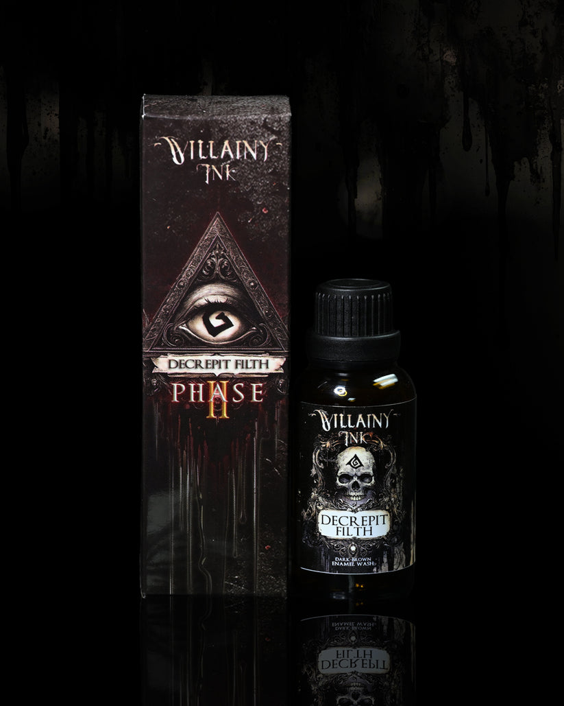 Washes Villainy Ink Enamels Phase II - Decrepit Filth (30ml) - Trinity Hobby