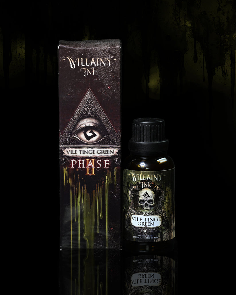 Washes Villainy Ink Enamels Phase II - Vile Tinge Green (30ml) - Trinity Hobby