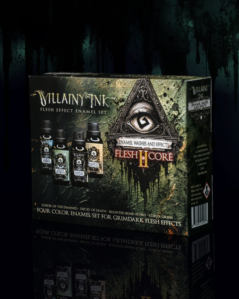 Villainy Ink Enamel Flesh Core Set 2 - Trinity Hobby