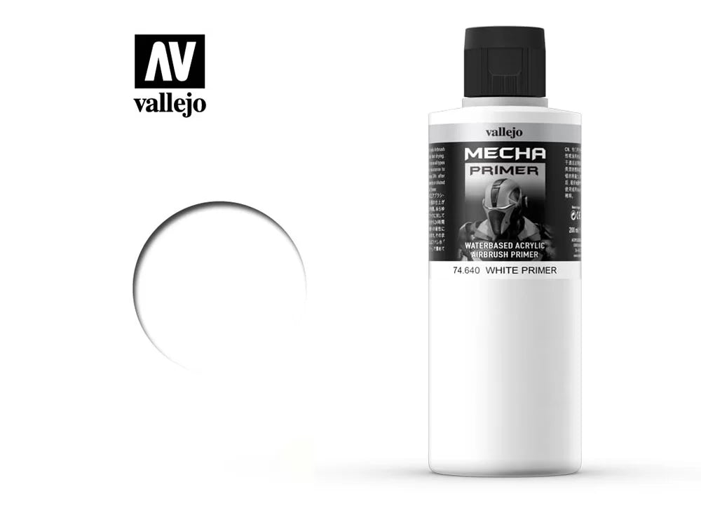 VALLEJO: Mecha PRIMER WHITE (200ML)