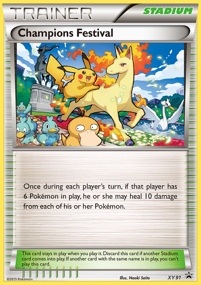 Champions Festival (XY91) (2015) [XY: Black Star Promos] - Trinity Hobby