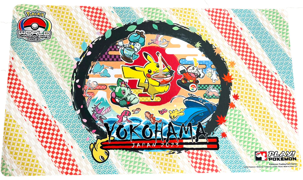 Pokemon World Championships 2023 Yokohama PLAYMAT + BAG (Japan) - PALDEA STARTERS