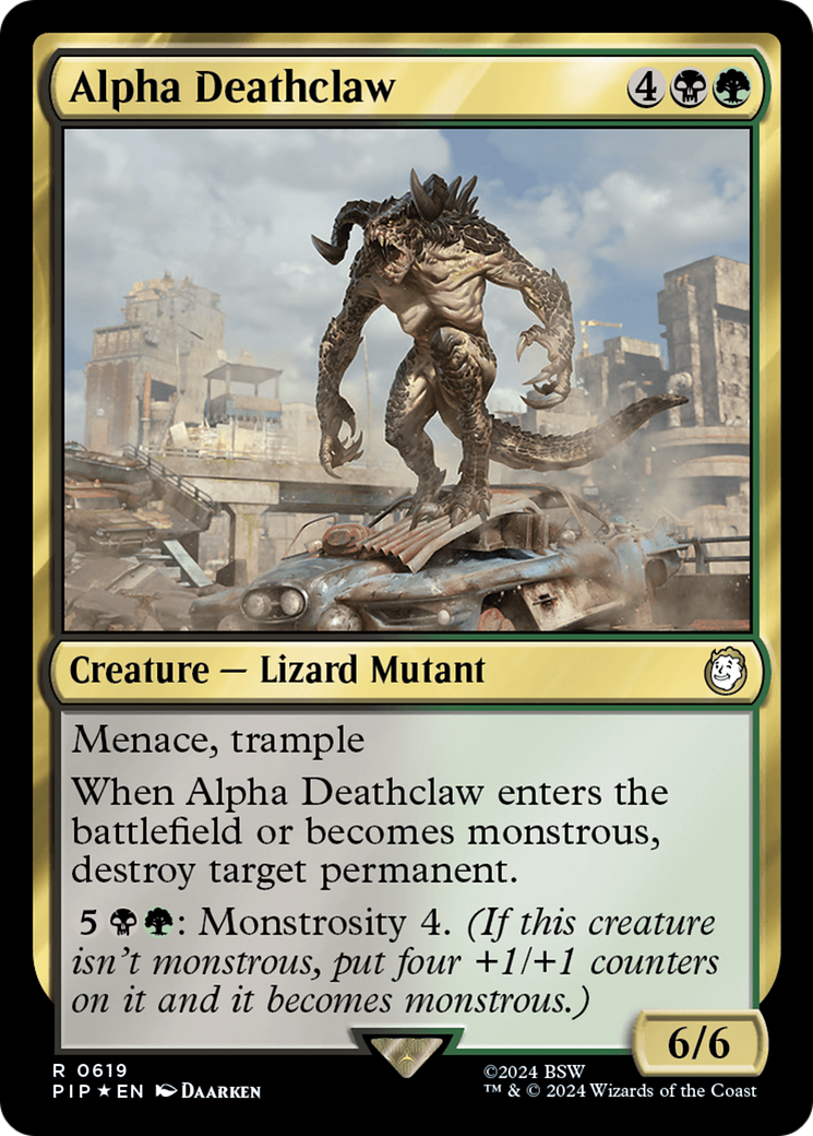Alpha Deathclaw (Surge Foil) [Fallout] - Trinity Hobby