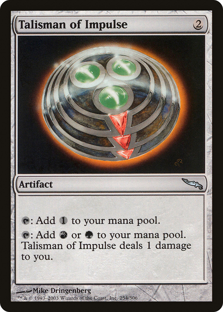 Talisman of Impulse [Mirrodin] - Trinity Hobby