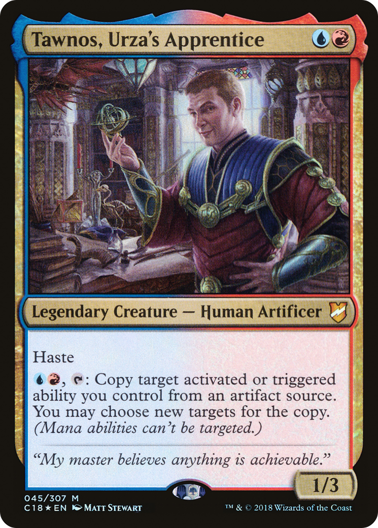 Tawnos, Urza's Apprentice [Commander 2018] - Trinity Hobby