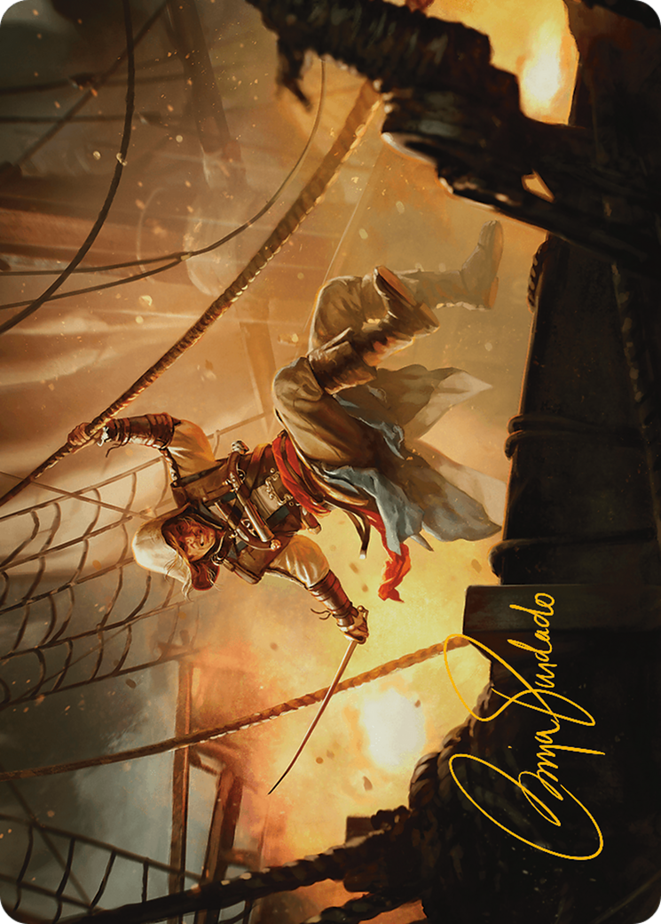 Edward Kenway Art Card (Gold-Stamped Signature)  (ASACR-005) - [Assassin's Creed Art Series] (Borderless) - Trinity Hobby