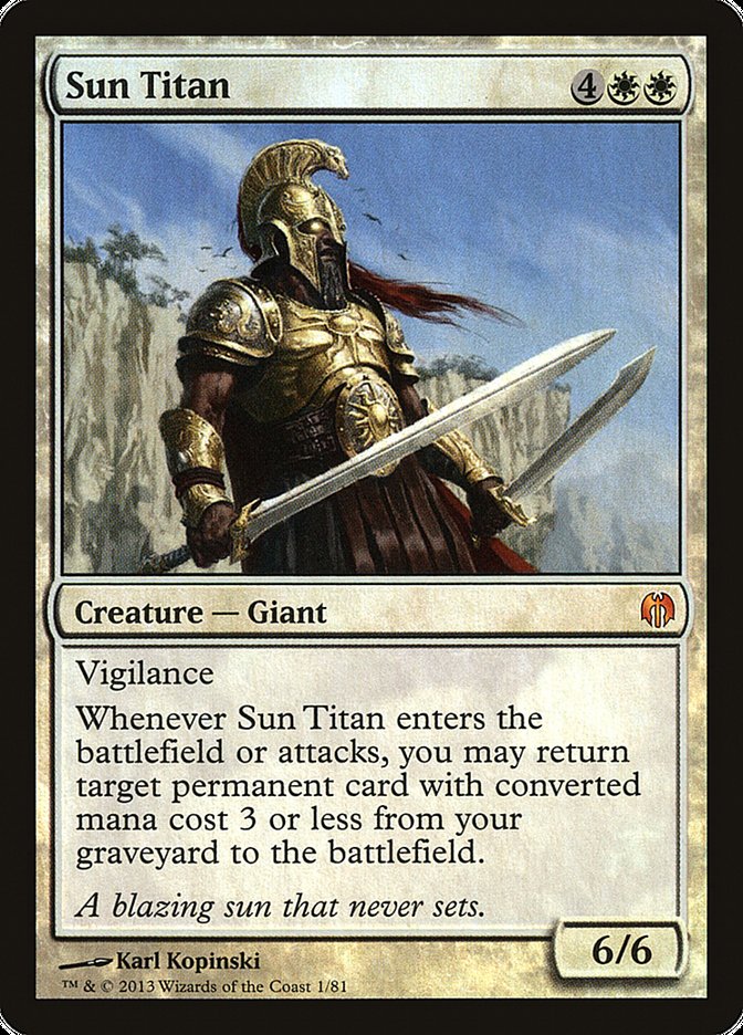 Sun Titan [Duel Decks: Heroes vs. Monsters] - Trinity Hobby