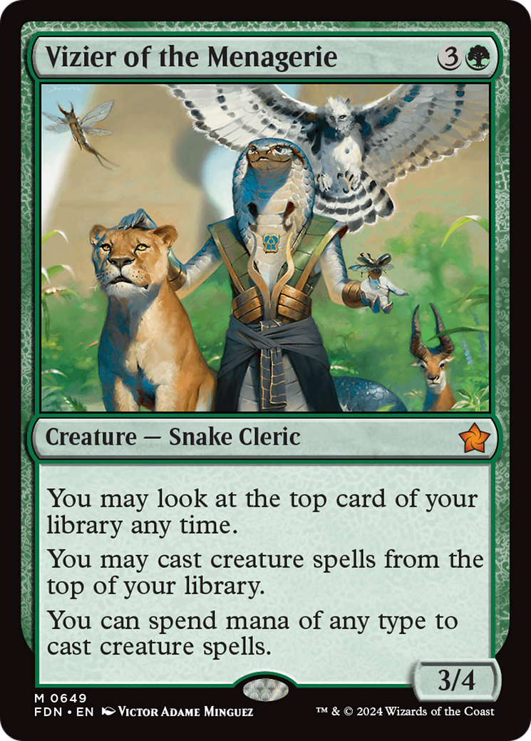 Vizier of the Menagerie [Foundations] - Trinity Hobby