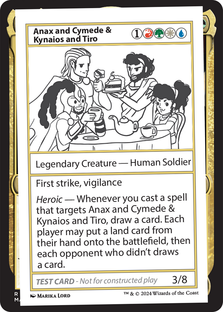 Anax and Cymede & Kynaios and Tiro [Mystery Booster 2 Playtest Cards] - Trinity Hobby