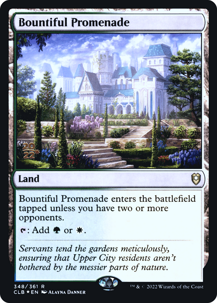 Bountiful Promenade [Commander Legends: Battle for Baldur's Gate Prerelease Promos] - Trinity Hobby