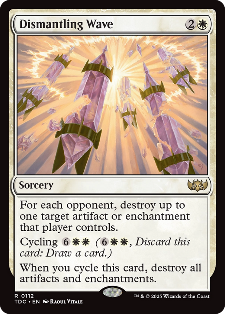 Dismantling Wave (TDC-112) - [Commander: Tarkir: Dragonstorm]