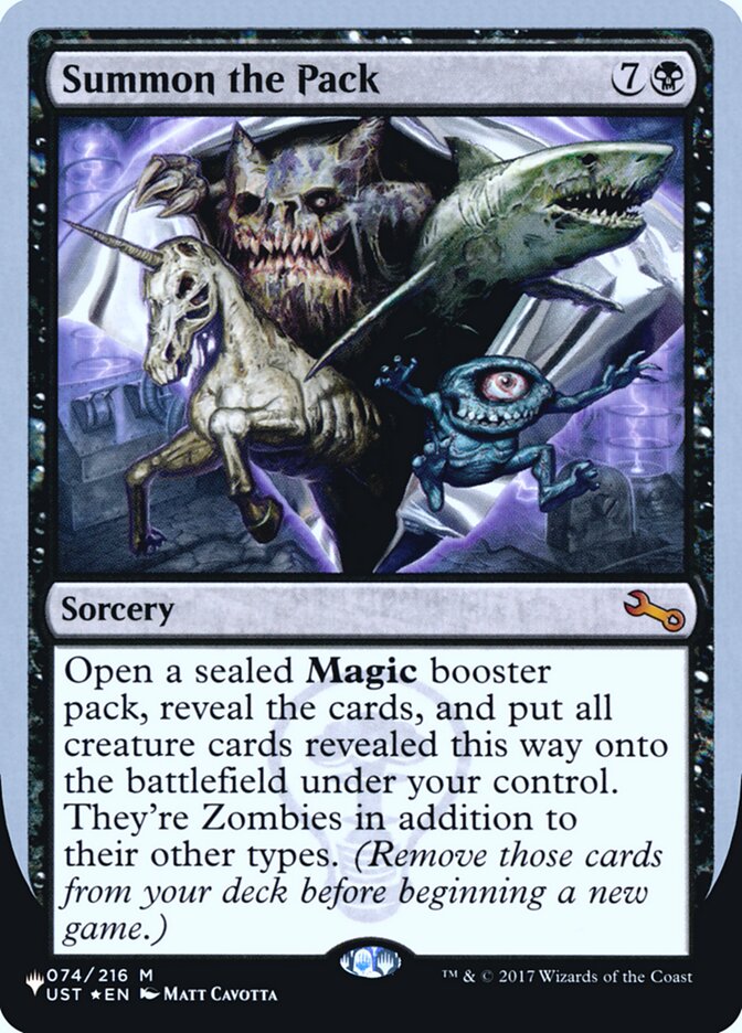 Summon the Pack (Unfinity Foil Edition) [The List] - Trinity Hobby