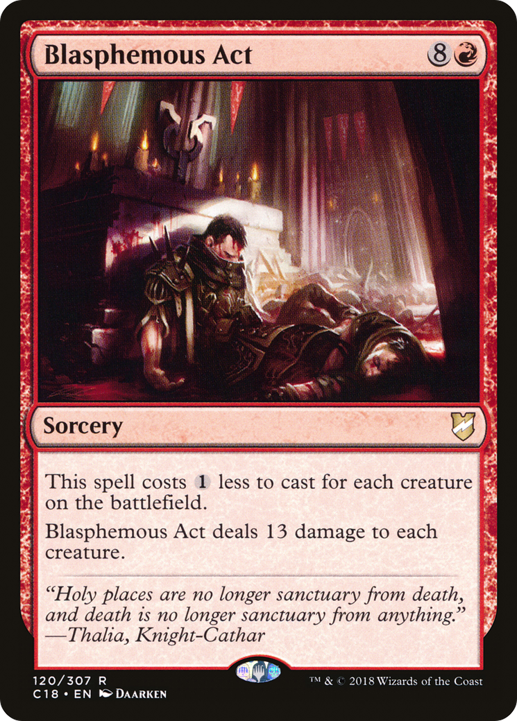 Blasphemous Act [Commander 2018] - Trinity Hobby