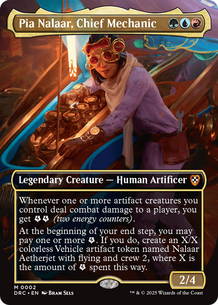 Pia Nalaar, Chief Mechanic (Borderless) [Aetherdrift Commander] - Trinity Hobby