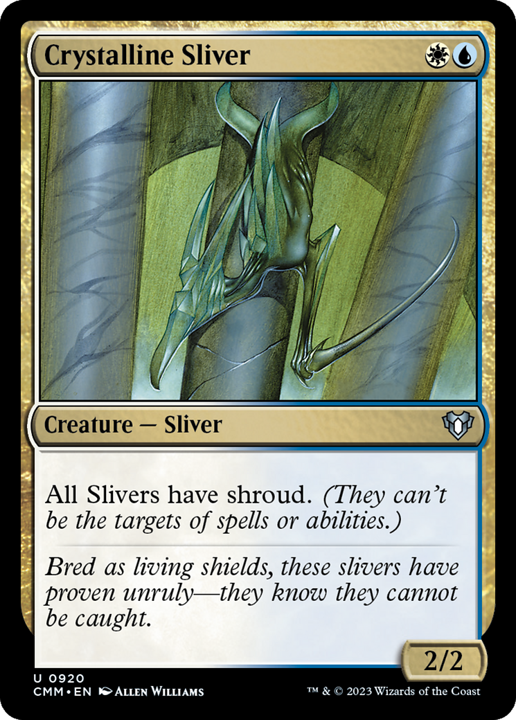 Crystalline Sliver [Commander Masters] - Trinity Hobby