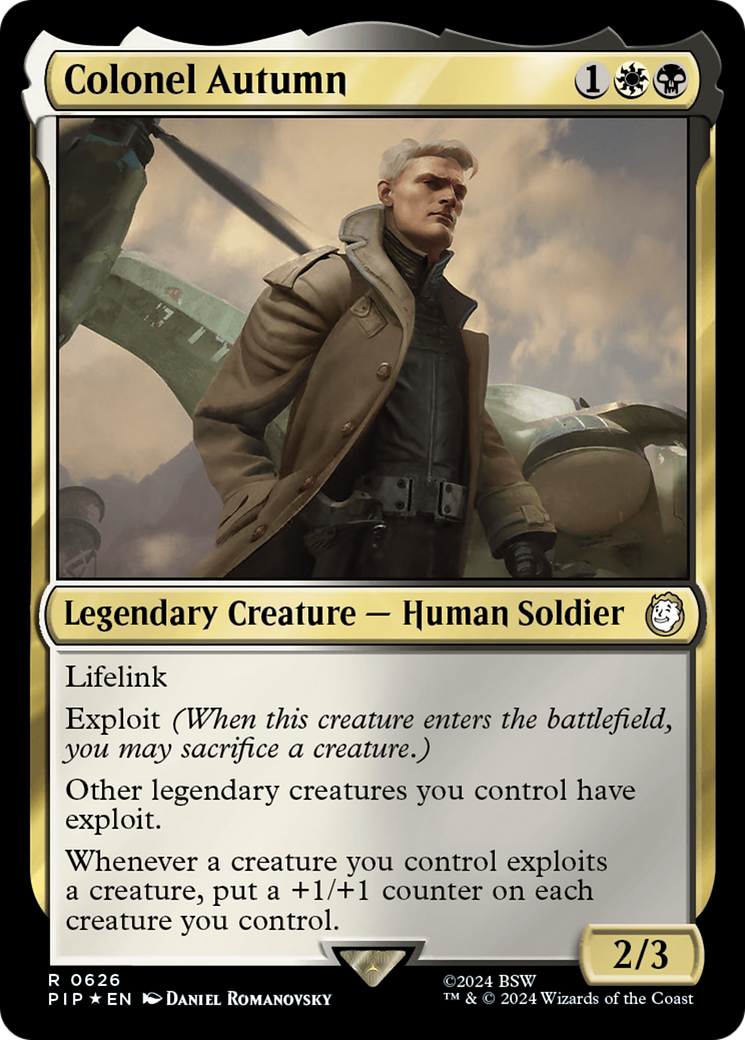 Colonel Autumn (Surge Foil) [Fallout] - Trinity Hobby