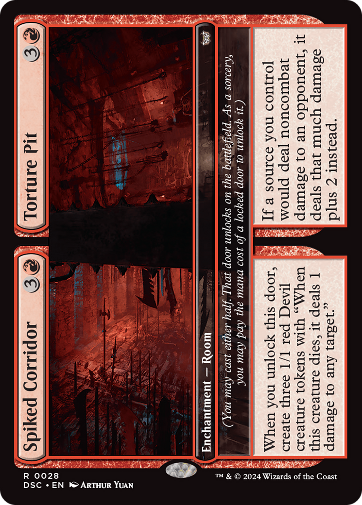 Spiked Corridor // Torture Pit [Duskmourn: House of Horror Commander] - Trinity Hobby