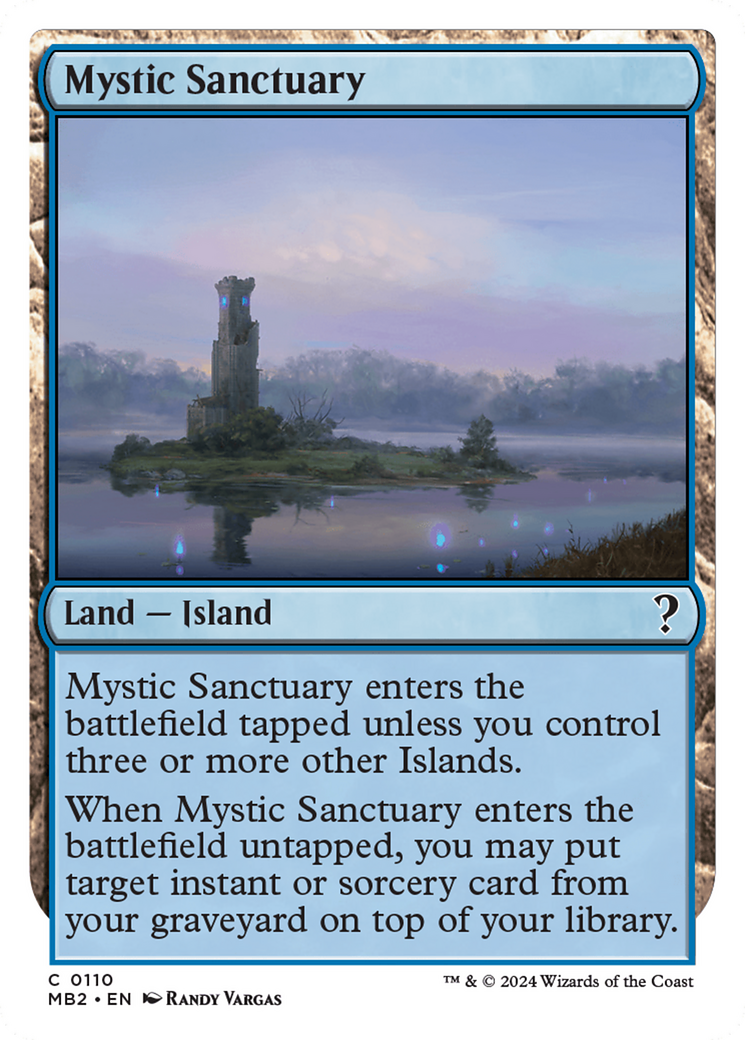 Mystic Sanctuary (White Border) [Mystery Booster 2] - Trinity Hobby
