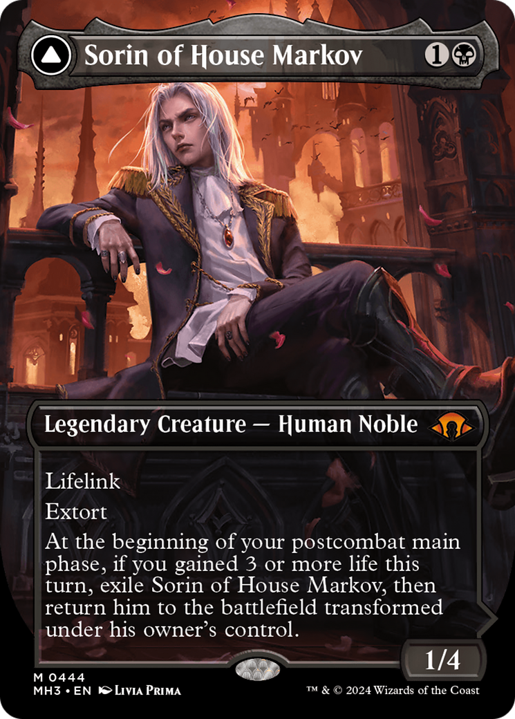 Sorin of House Markov // Sorin, Ravenous Neonate (Borderless) [Modern Horizons 3] - Trinity Hobby