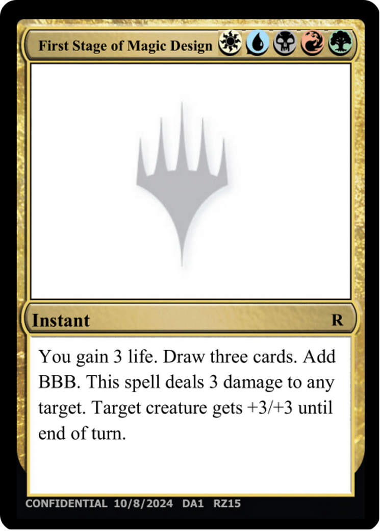 First Stage of Magic Design [Unknown Event]