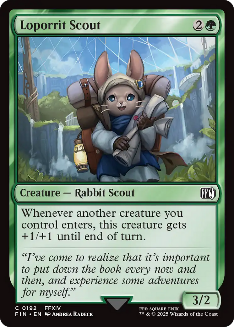 Loporrit Scout  [Foil]  (FIN-192) - [FINAL FANTASY]
