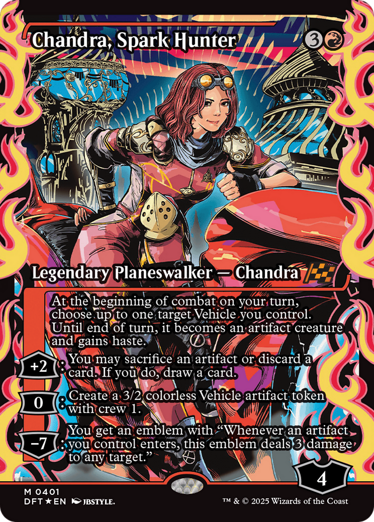 Chandra, Spark Hunter (Showcase) [Aetherdrift] - Trinity Hobby