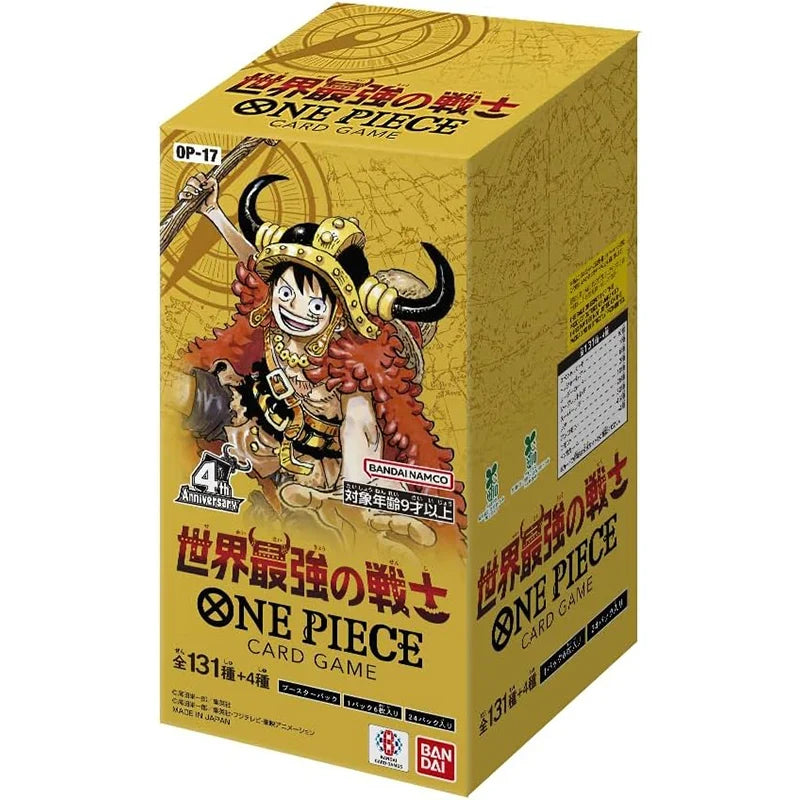 One Piece OP-17 World's Strongest WarriorBooster Box (Japanese)
