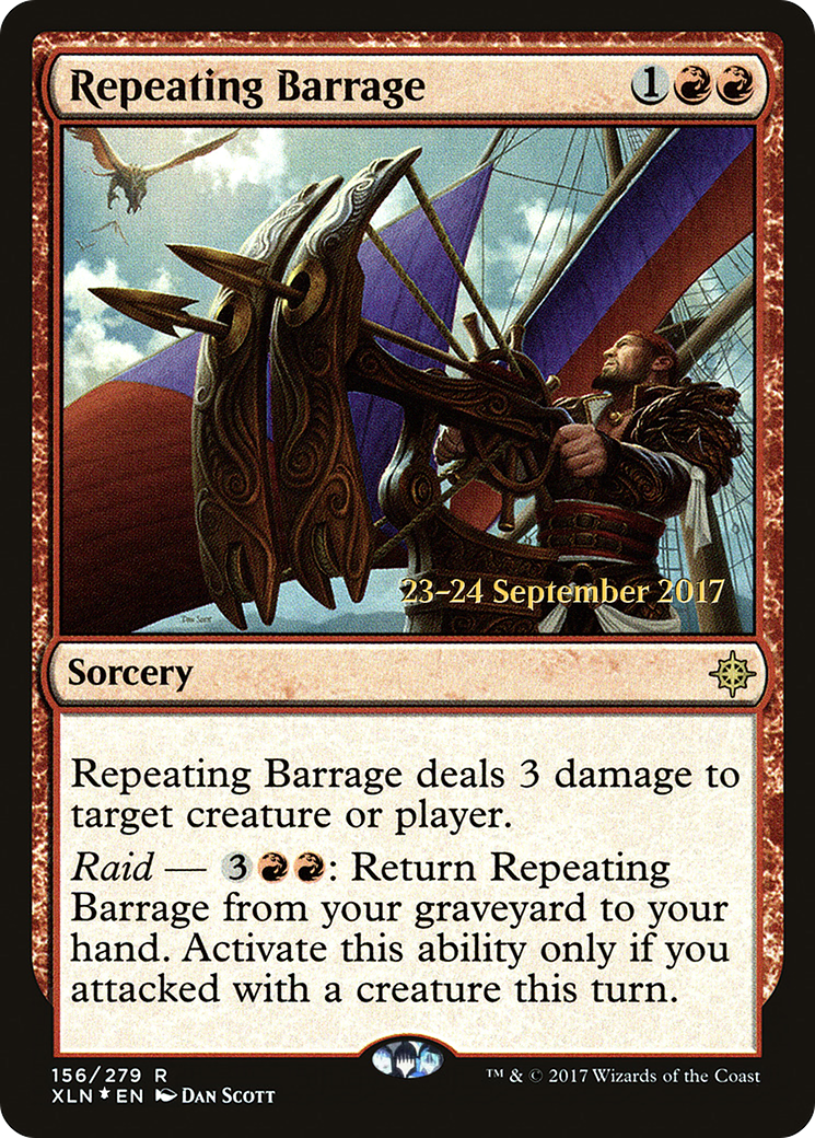 Repeating Barrage [Ixalan Prerelease Promos] - Trinity Hobby