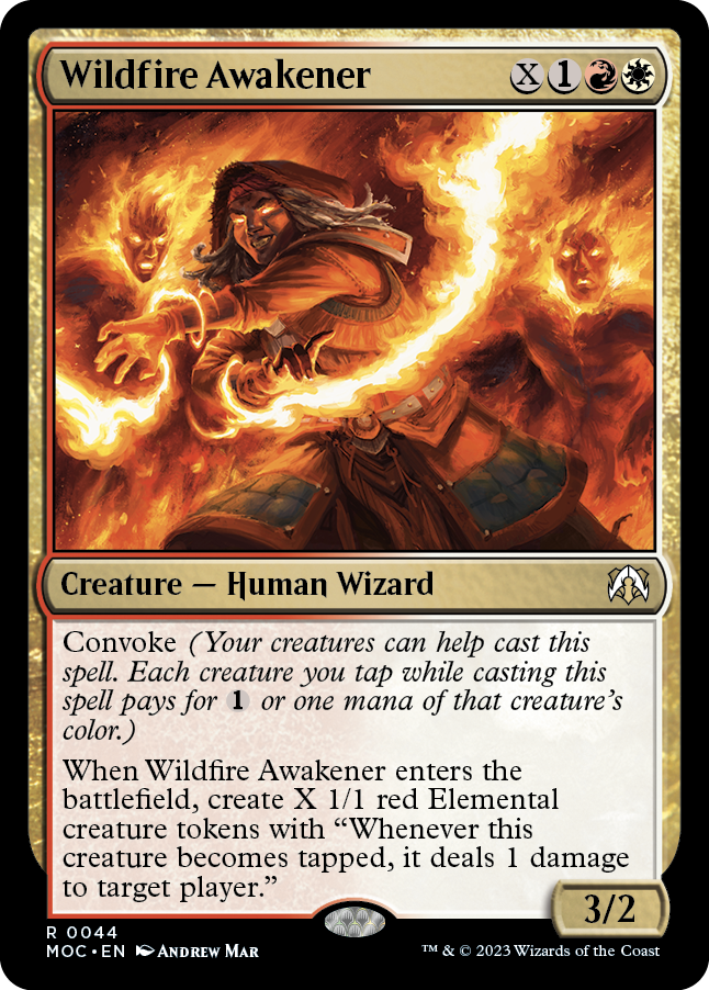 Wildfire Awakener [March of the Machine Commander] - Trinity Hobby