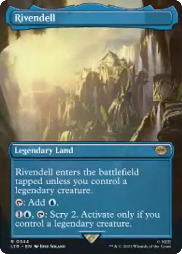 Rivendell (Borderless Alternate Art) [The Lord of the Rings: Tales of Middle-Earth] - Trinity Hobby
