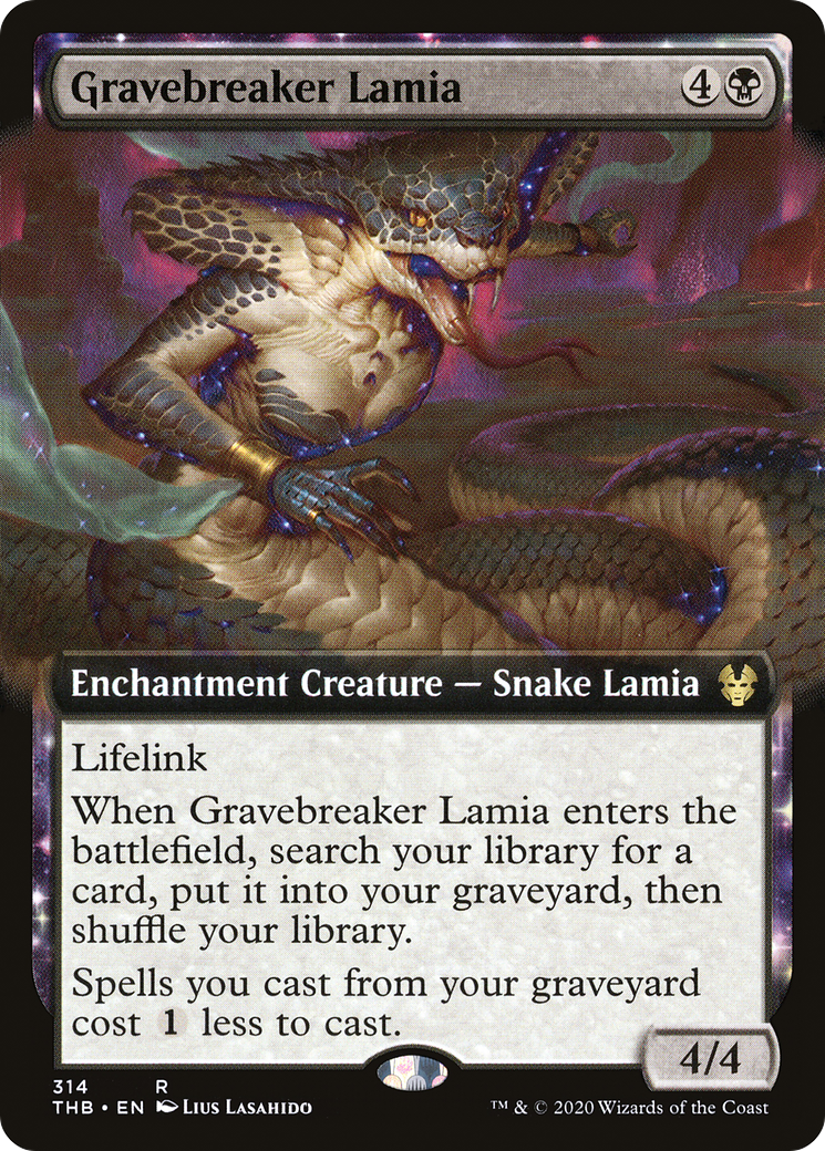 Gravebreaker Lamia (Art étendu) [Theros au-delà de la mort] 