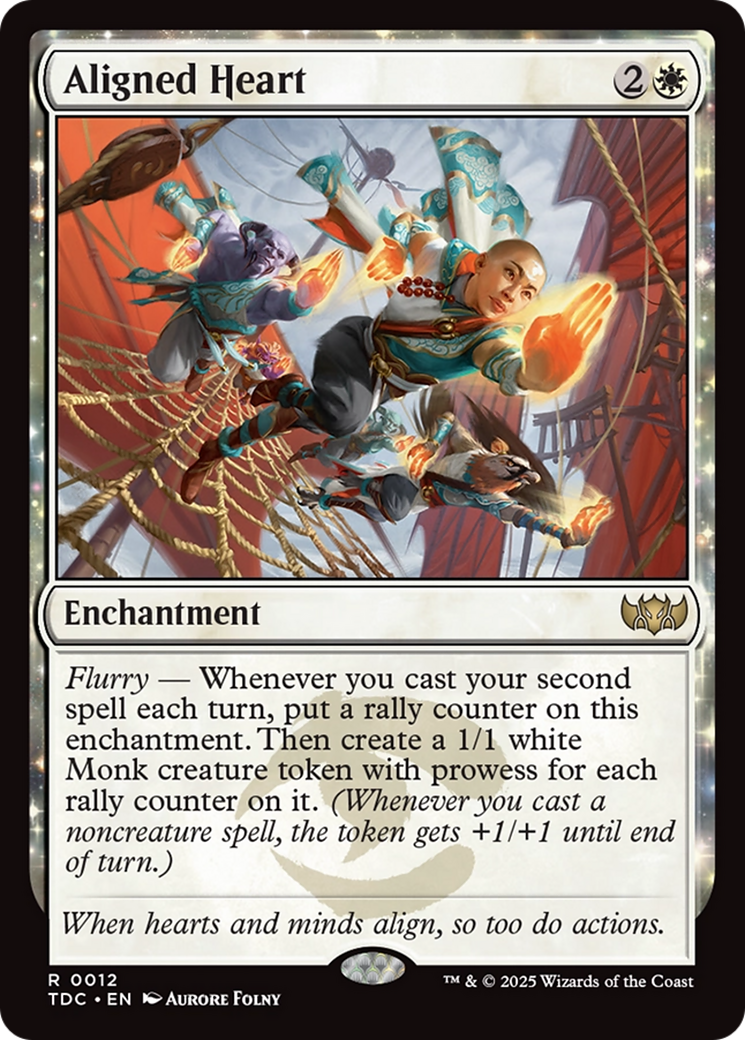 Aligned Heart (TDC-012) - [Commander: Tarkir: Dragonstorm] - Trinity Hobby