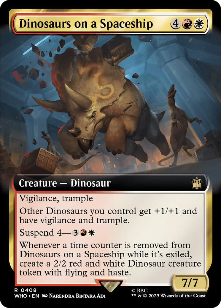 Dinosaurs on a Spaceship (Extended Art) [Doctor Who] - Trinity Hobby