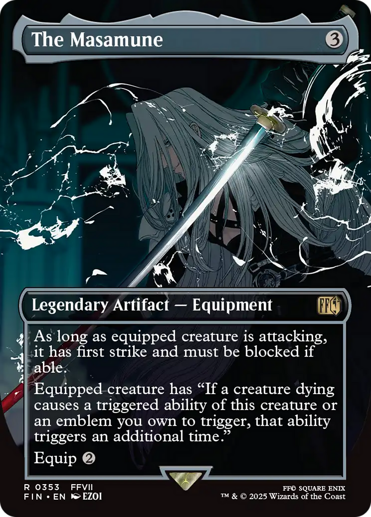 The Masamune  [Foil]  (FIN-353) - [FINAL FANTASY] (Borderless) - Trinity Hobby