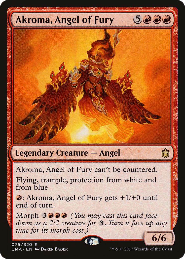Akroma, Angel of Fury [Commander Anthology] - Trinity Hobby