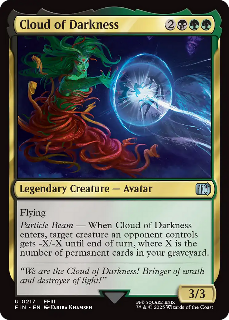 Cloud of Darkness  [Foil]  (FIN-217) - [FINAL FANTASY] - Trinity Hobby