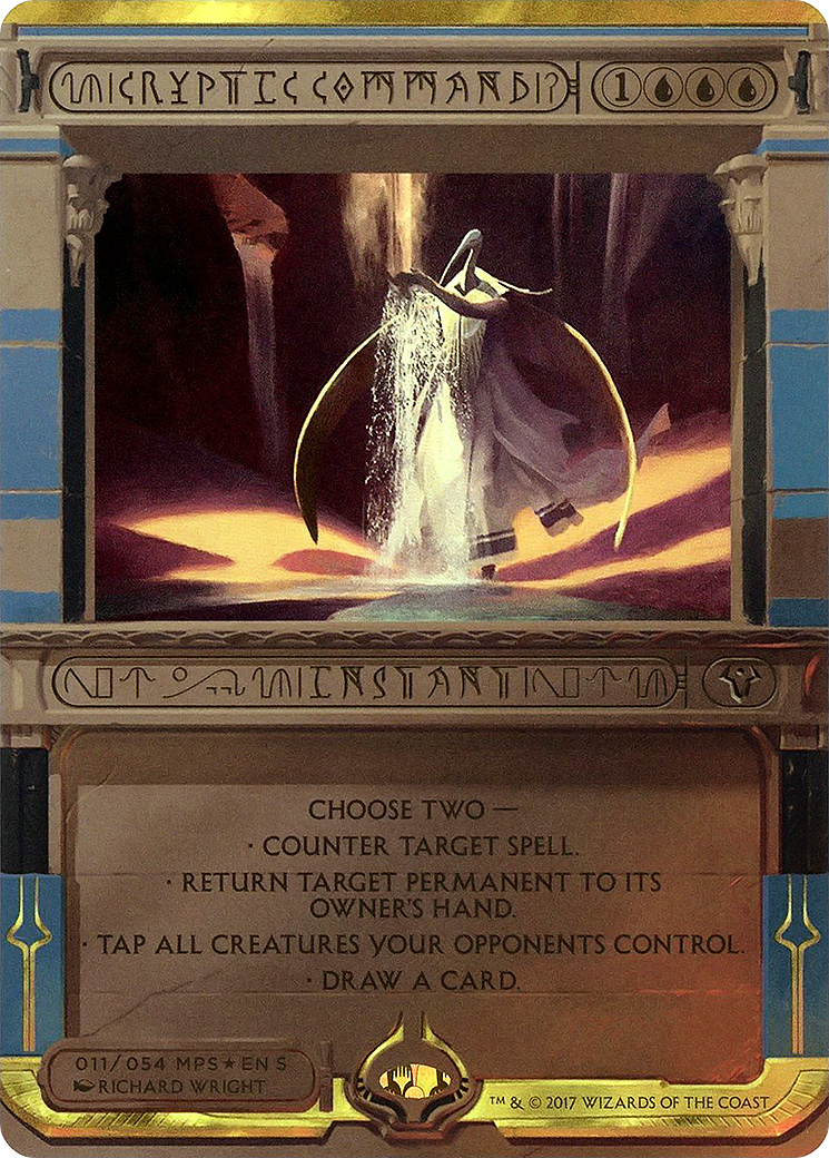 Cryptic Command (Invocation) [Amonkhet Invocations] - Trinity Hobby