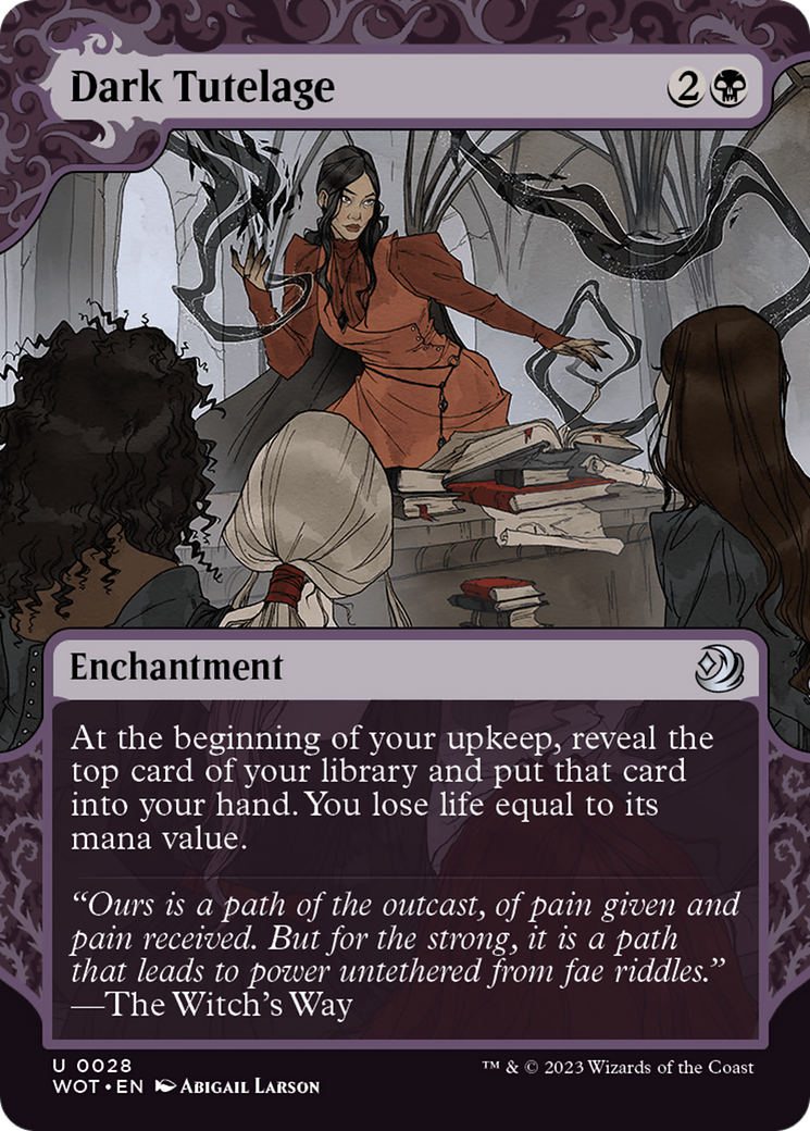 Dark Tutelage [Wilds of Eldraine: Enchanting Tales] - Trinity Hobby