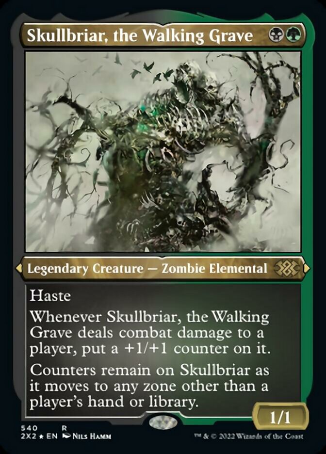 Skullbriar, the Walking Grave (Foil Etched) [Double Masters 2022] - Trinity Hobby
