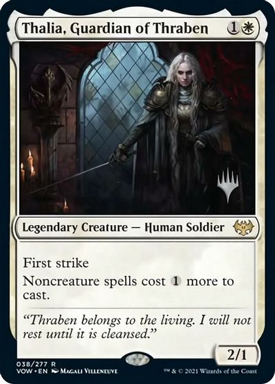 Thalia, Guardian of Thraben (Promo Pack) [Innistrad: Crimson Vow Promos] - Trinity Hobby