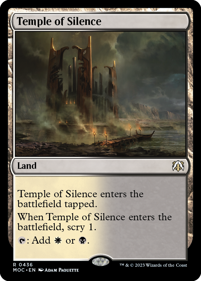 Temple of Silence [March of the Machine Commander] - Trinity Hobby