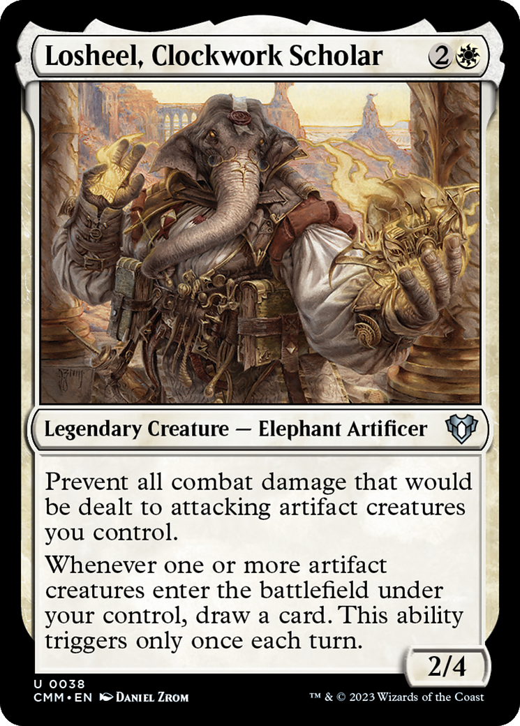 Losheel, Clockwork Scholar [Commander Masters] - Trinity Hobby