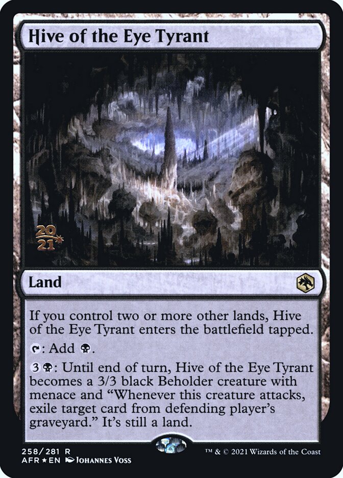 Hive of the Eye Tyrant [Dungeons & Dragons: Adventures in the Forgotten Realms Prerelease Promos] - Trinity Hobby