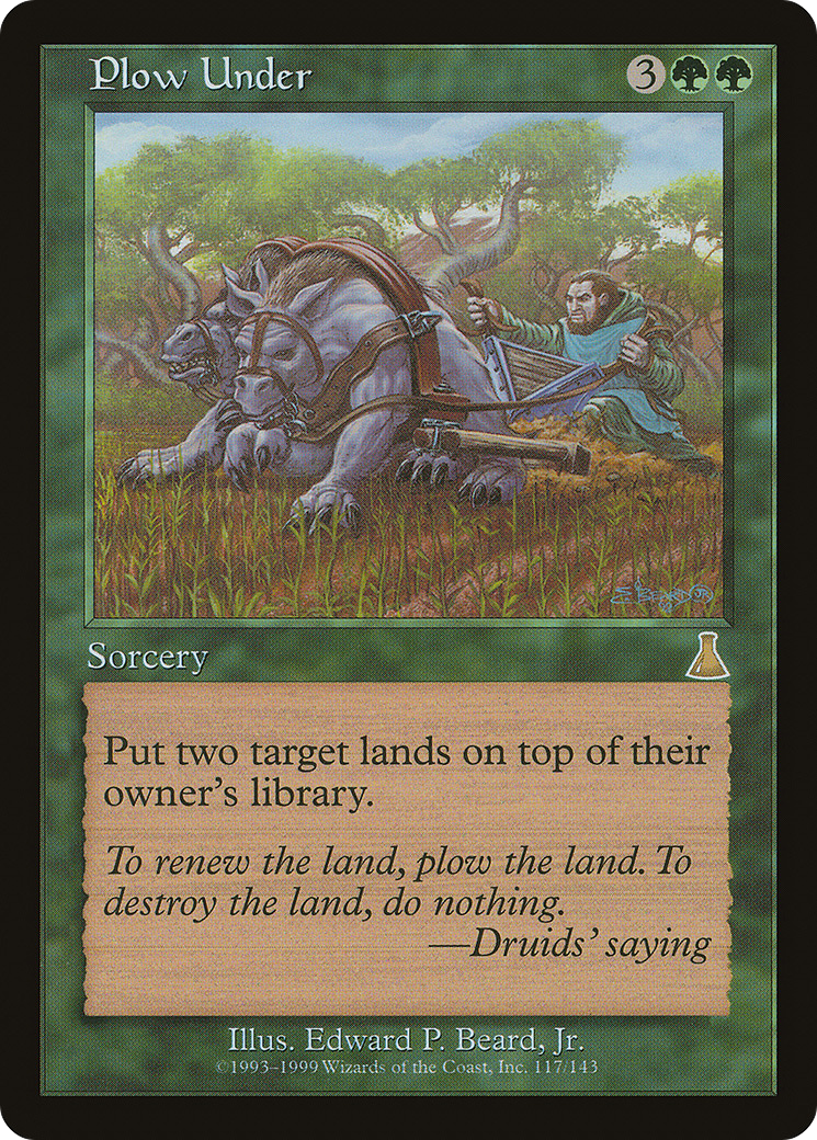 Plow Under [Urza's Destiny] - Trinity Hobby