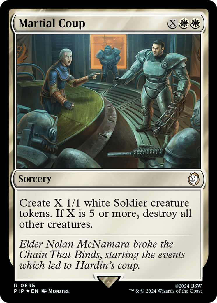 Martial Coup (Surge Foil) [Fallout] - Trinity Hobby