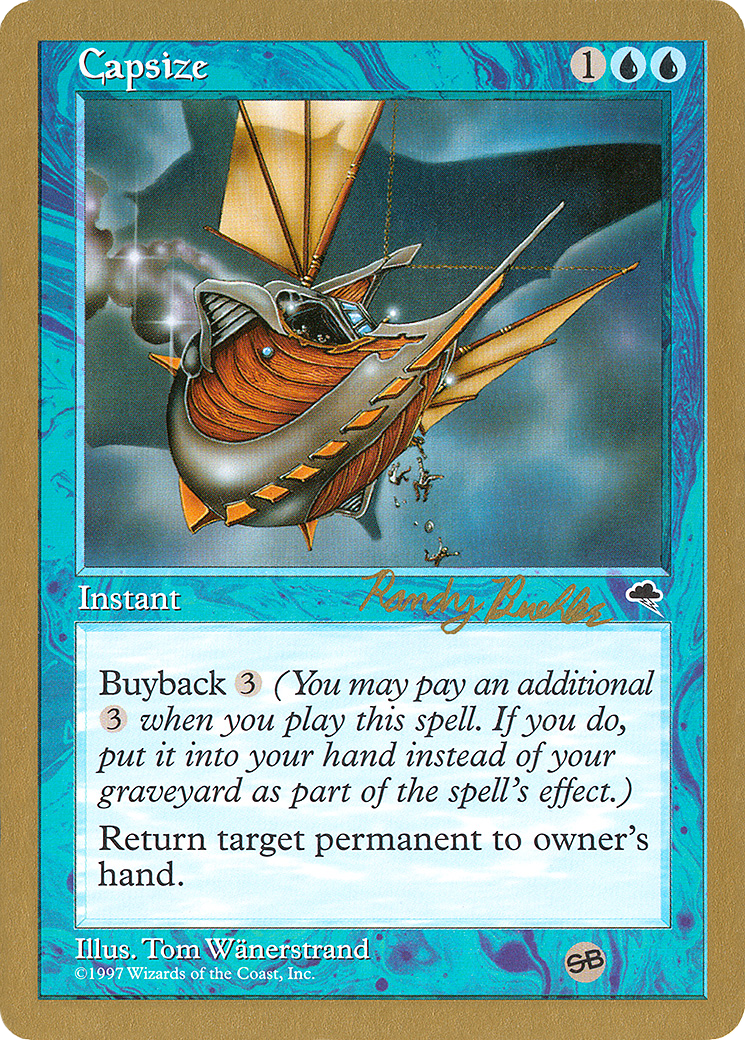 Capsize (Randy Buehler) (SB) [World Championship Decks 1998] - Trinity Hobby