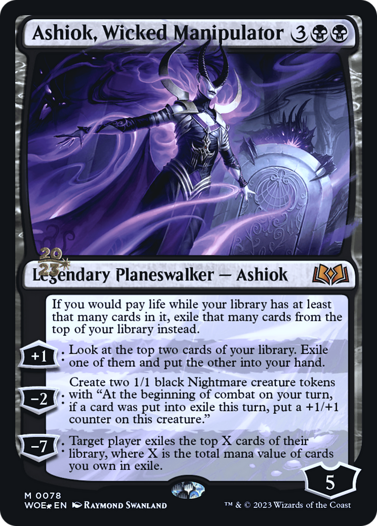 Ashiok, Wicked Manipulator [Wilds of Eldraine Prerelease Promos] - Trinity Hobby