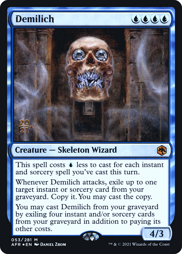 Demilich [Dungeons & Dragons: Adventures in the Forgotten Realms Prerelease Promos] - Trinity Hobby