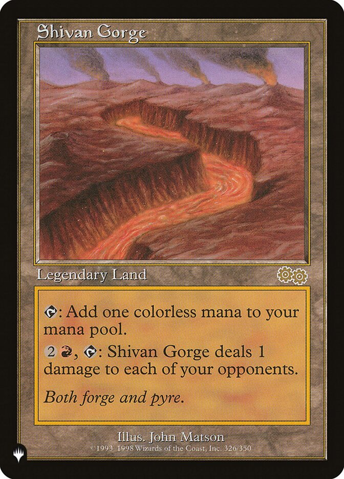 Shivan Gorge [The List] - Trinity Hobby