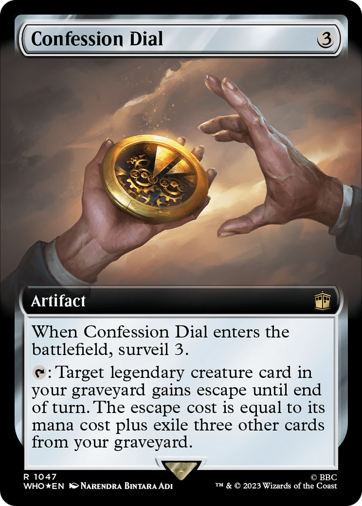 Confession Dial (Extended Art) (Surge Foil) [Doctor Who] - Trinity Hobby